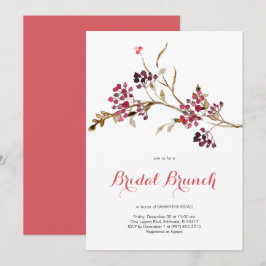 Elegantes Bridal Brunch Weihnachtsfest Party Einladung