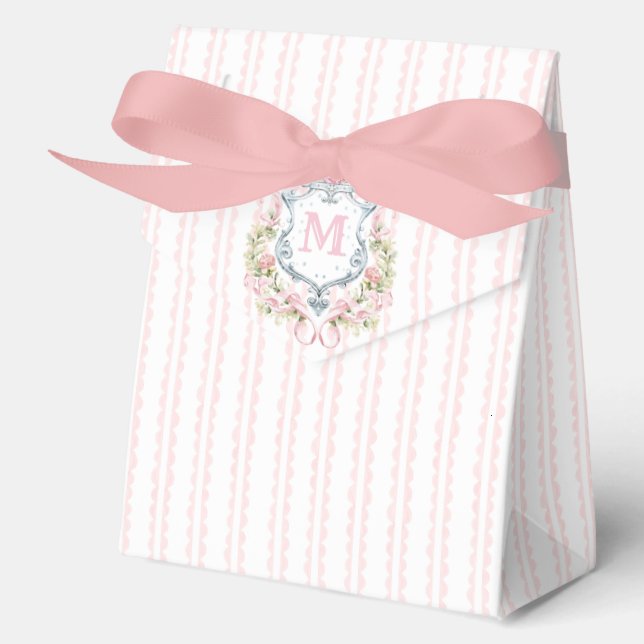 Elegantes Bridal-Wappen Geschenkschachtel (Vorderseite)