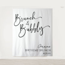 Elegantes Brunch und Bubbly Birthday Brunch Party