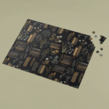 Elegantes Buchdesign - Dark Academia - Vintages Bu