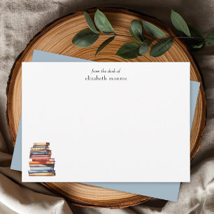 Elegantes Buchliebhaber Von meinem Schreibtisch Pe Mitteilungskarte