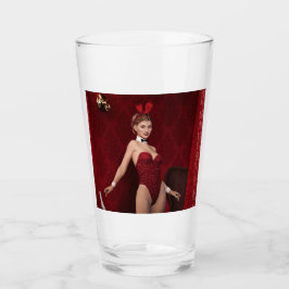 Elegantes Bunny Girl Glas