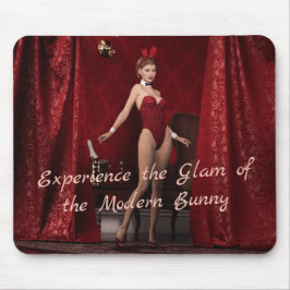 Elegantes Bunny Girl Mousepad