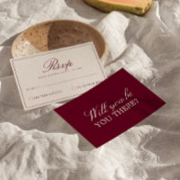 Elegantes Burgund-Creme-Altes-Geld-Hochzeit