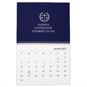 Elegantes Büro für Anwälte Rechtsanwaltskanzlei B Kalender