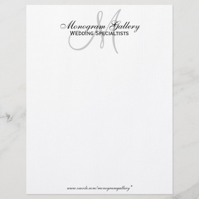 Elegantes Business Letterhead-Speckled Paper Briefkopf (Vorderseite)