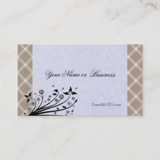 Elegantes Business und/oder Visitenkarten Visitenkarte (Vorderseite)