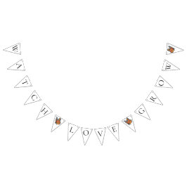 Elegantes Butterfly Brautparty Wimpelkette
