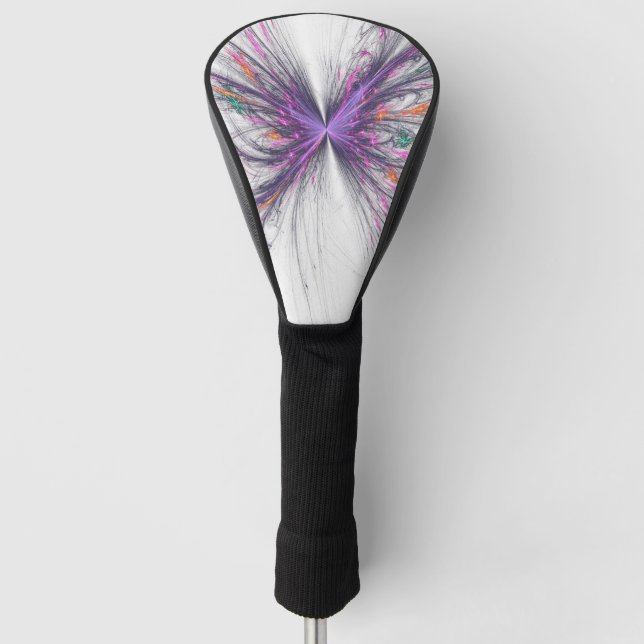 Elegantes Butterfly Fraktal Golf Headcover (Vorderseite)