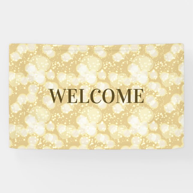 Elegantes Champagne Bubbles Banner (Horizontal)