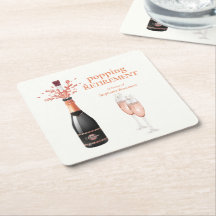 Elegantes Champagner-Pop-Rentnerinnen-Jubiläum