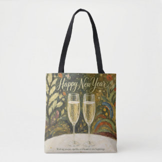 Elegantes Champagner-Trinkspruch-Volksfestkunst Fr Tasche