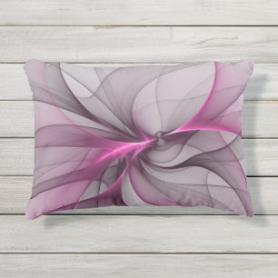 Elegantes Chaos Moderne Abstrakte Pinkfarbene Frak Kissen Für Draußen