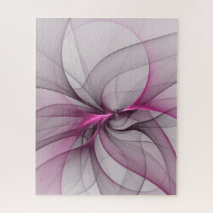 Elegantes Chaos moderne abstrakte rosa Fraktalkuns