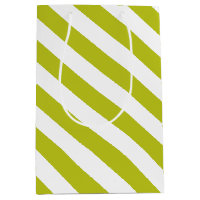 Elegantes Chartreuse- und Weiß-Streifenmuster