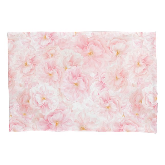 Elegantes Cherry-Blossom-Muster Kissenbezug (Vorderseite)