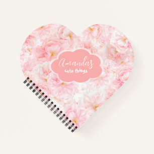 Elegantes Cherry-Blossom-Muster Notizbuch