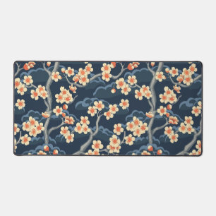 Elegantes Cherry Blossom Nahtloses Muster (11) Schreibtischunterlage
