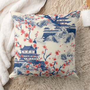 Elegantes Cherry Blossom Nahtloses Muster (15) Kissen