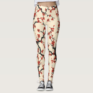 Elegantes Cherry Blossom Nahtloses Muster (1) Leggings