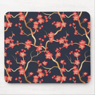 Elegantes Cherry Blossom Nahtloses Muster (3) Mousepad