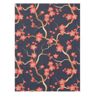 Elegantes Cherry Blossom Nahtloses Muster (3) Tischdecke