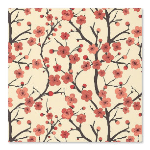 Elegantes Cherry Blossom Nahtloses Muster (4) Tapete