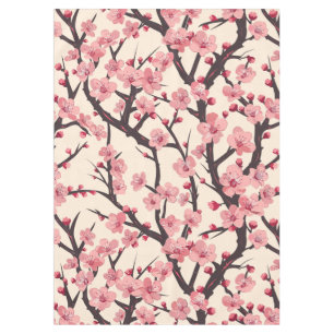 Elegantes Cherry Blossom Nahtloses Muster (6) Tischdecke