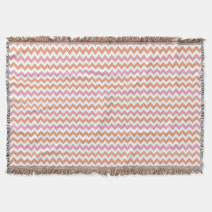 Elegantes Chevrons-Muster Decke