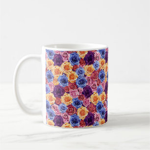 Elegantes Chic Farbige Stilvolle Moderne Rosen Kaffeetasse