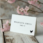 Elegantes Chic Typografy Wedding Menu-Symbol Tischnummer<br><div class="desc">Diese schicken typografischen Hochzeitsmenü-Option Platzkarten können mit jedem Gastnamen und die ausgewählte Mahlzeit personalisiert werden - verwenden Sie das Design-Tool, um die Optionen, die Sie gewollt (Rind, Huhn, Schwein, vegetarisch, Fisch, Truthahn, Gift) ein oder auszuschalten. Dieses Design kann in jeder gewünschten Farbe angepasst werden. Verwenden Sie das Design-Tool, um die...</div>
