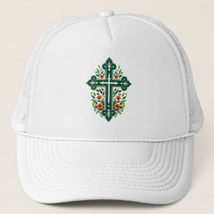 Elegantes Christliches Cross-Design - Inspiration Truckerkappe