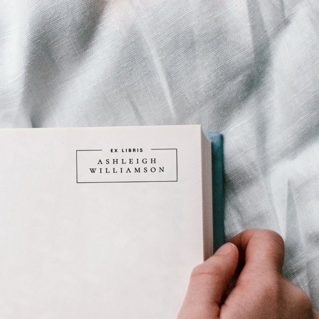 Elegantes Classic Ex Libris Individuelle Name Buch Gummistempel (Von Creator hochgeladen)