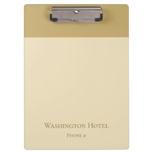 Elegantes Clipboard mit Monogramm Klemmbrett