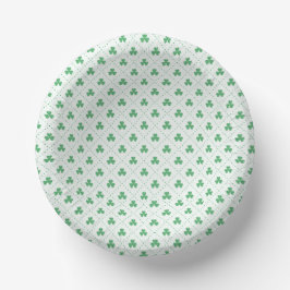 Elegantes Clover Muster 7" Papierschale Pappteller