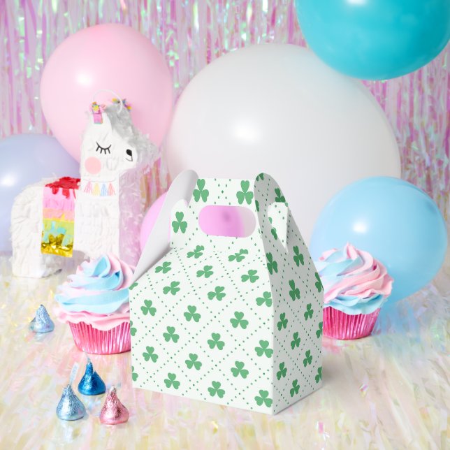 Elegantes Clover Pattern Gable 5x3x6.5 Geschenkschachtel (Party)