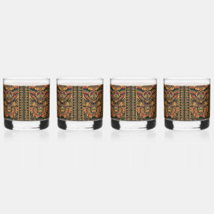 Elegantes Cobalt "Aztec Dream" 354 ml Drink Tumble Whiskyglas