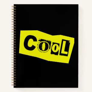 Elegantes "Cool"-Hardcover-Notizbuch mit breiter L Notizbuch