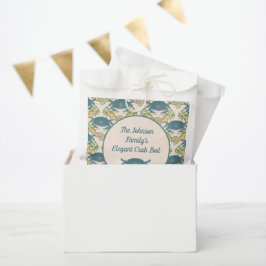 Elegantes Crab Feast Watercolor Blue Crabs, Seashe Geschenktütchen