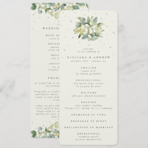 Elegantes Creme-Schneebeeren+Eukalyptus-Bouquet Ho Programm