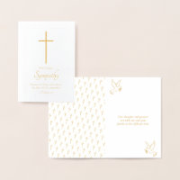 Elegantes Cross Beileid
