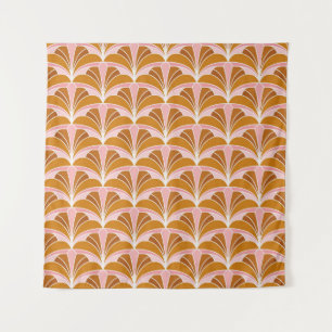 Elegantes Damask Vintages Nahtloses Muster. De Wandteppich