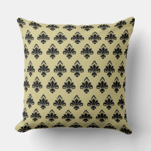 Elegantes Damastmuster Kissen