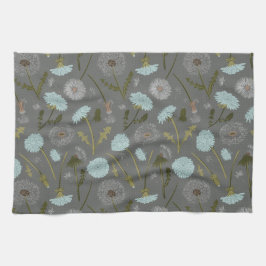 Elegantes Dandelion Blume Muster Geschirrtuch