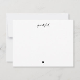 Elegantes Dankbares Herz Schriftart Altes Geld Dankeskarte