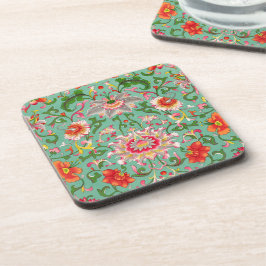 Elegantes Dekor Asiatische Blumenzwiebeln Getränkeuntersetzer