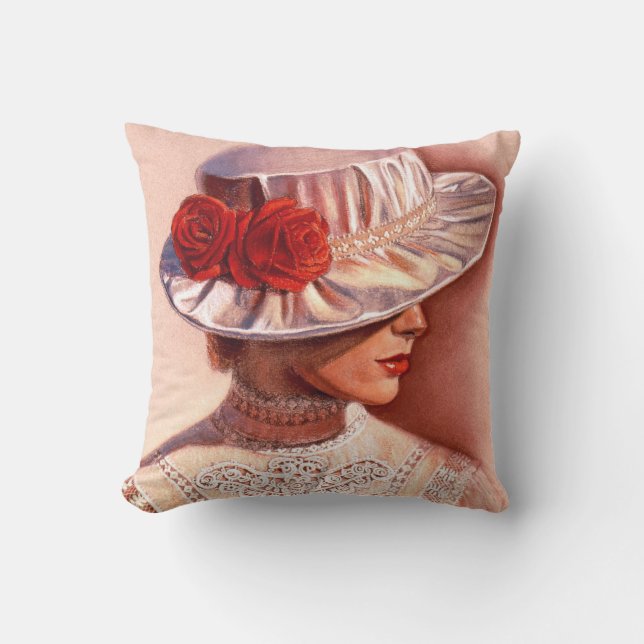 Elegantes Dekor-Kunst-Kissen-Vintager Kissen (Vorderseite)