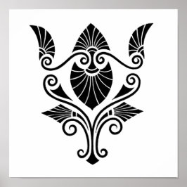 Elegantes Dekorationsdesign (1862) Klein Poster