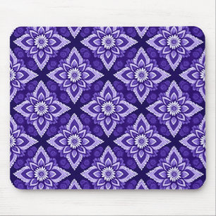 Elegantes Dekorationsmuster von Boho Floral Mousepad