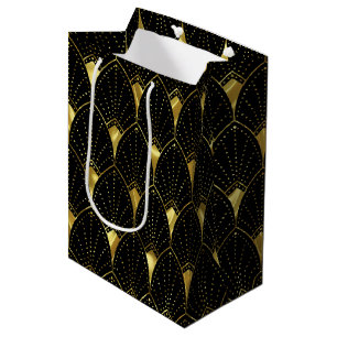 Elegantes Design Deluxe Class Cafè Lugano Mittlere Geschenktüte